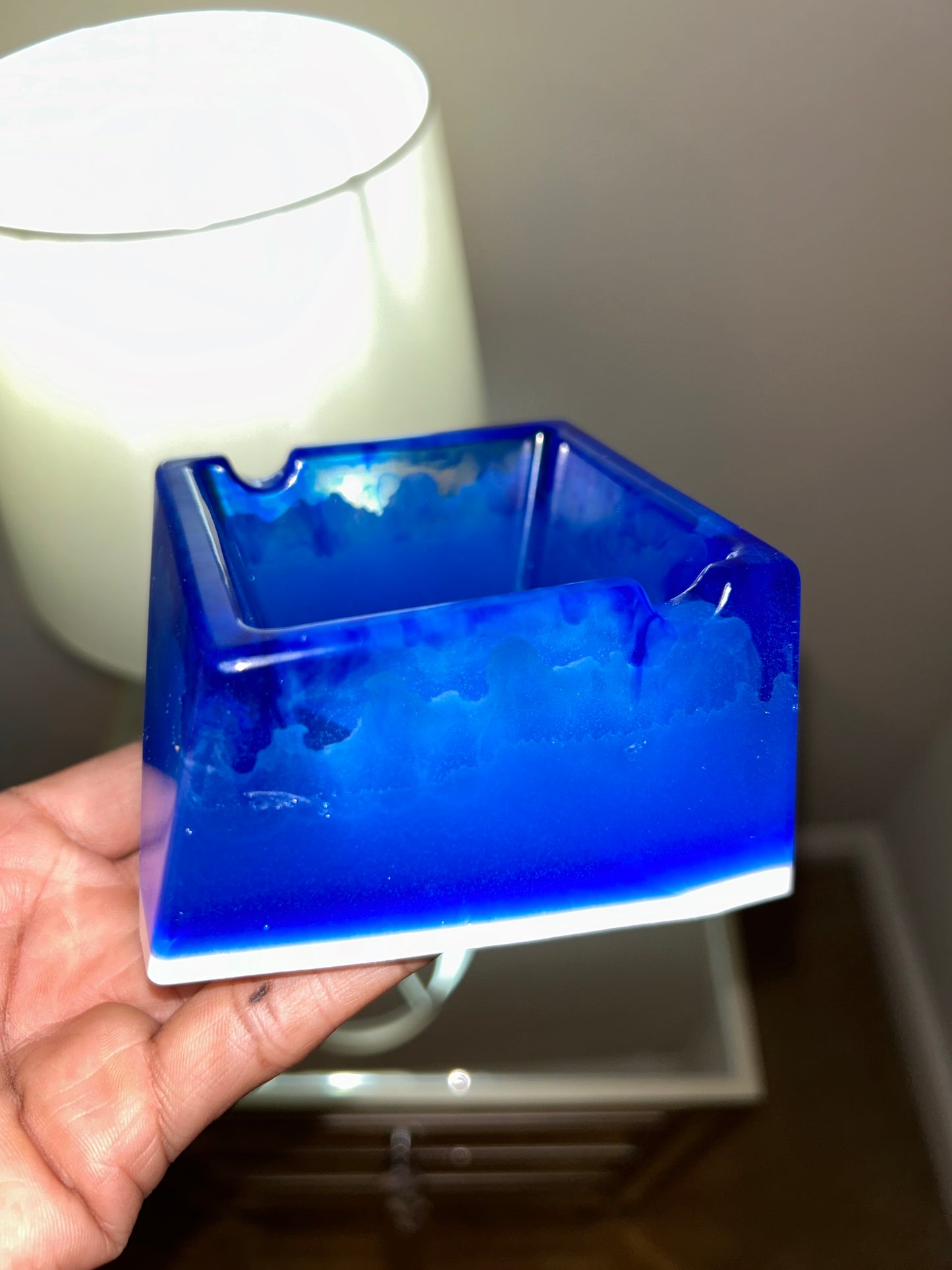 “Blue Water Glow” Ashtray