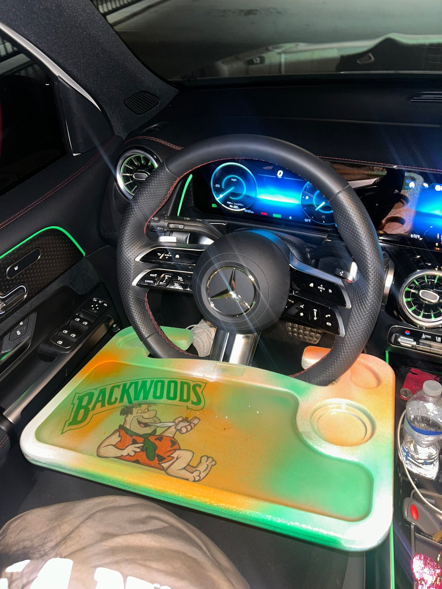 “Flintstone” Car Tray