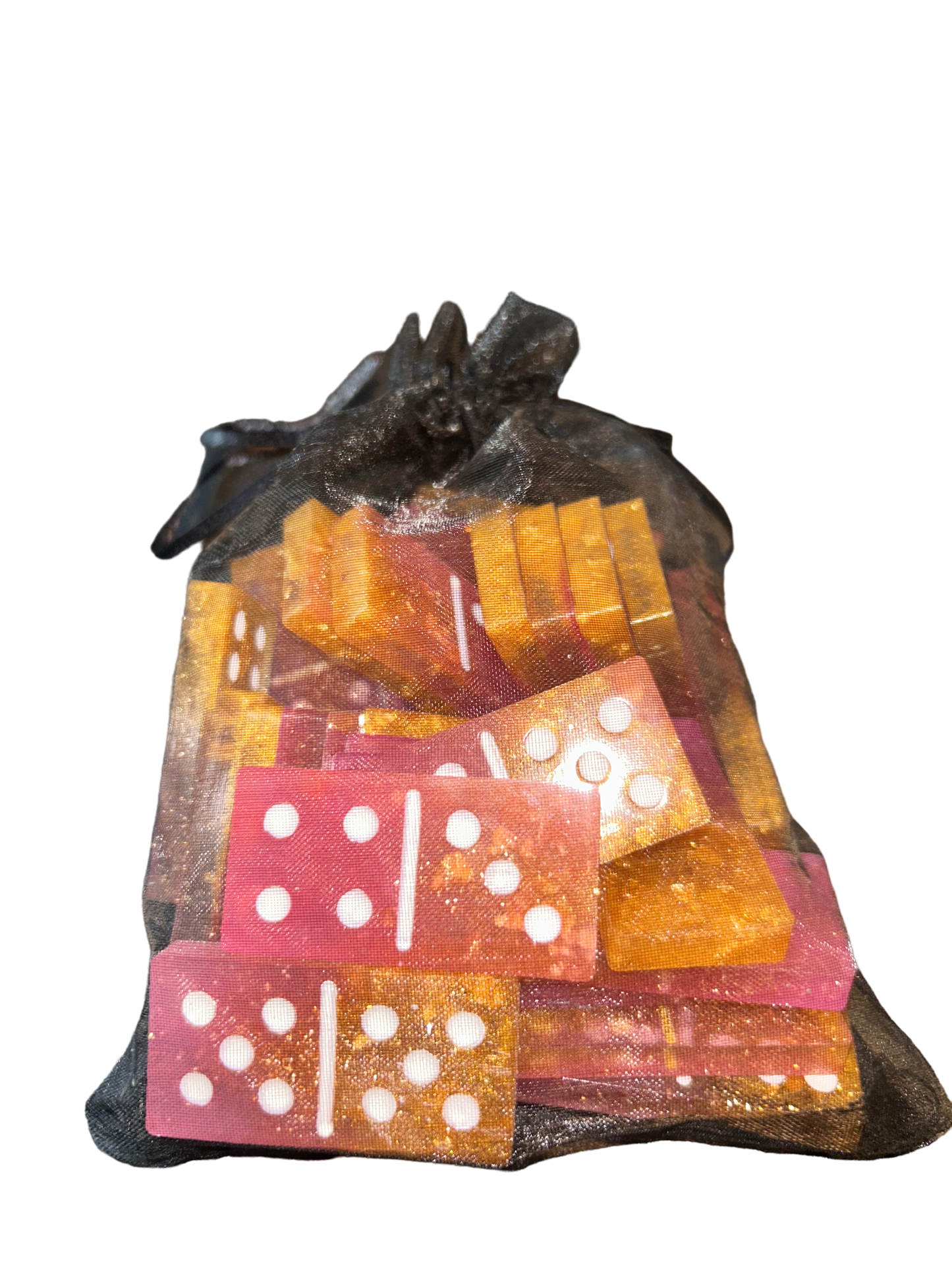 “Pink&Gold” Dominoes