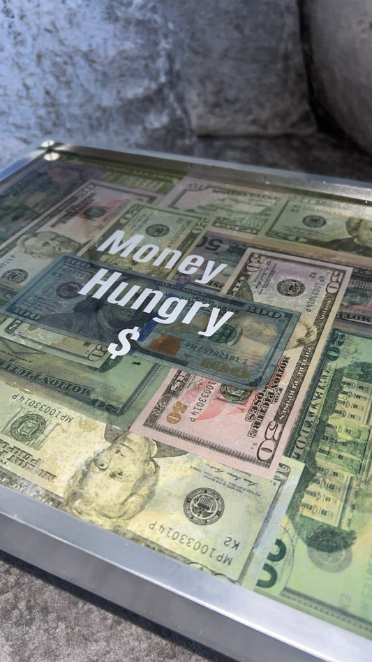 “Money Hungry” Food Tray