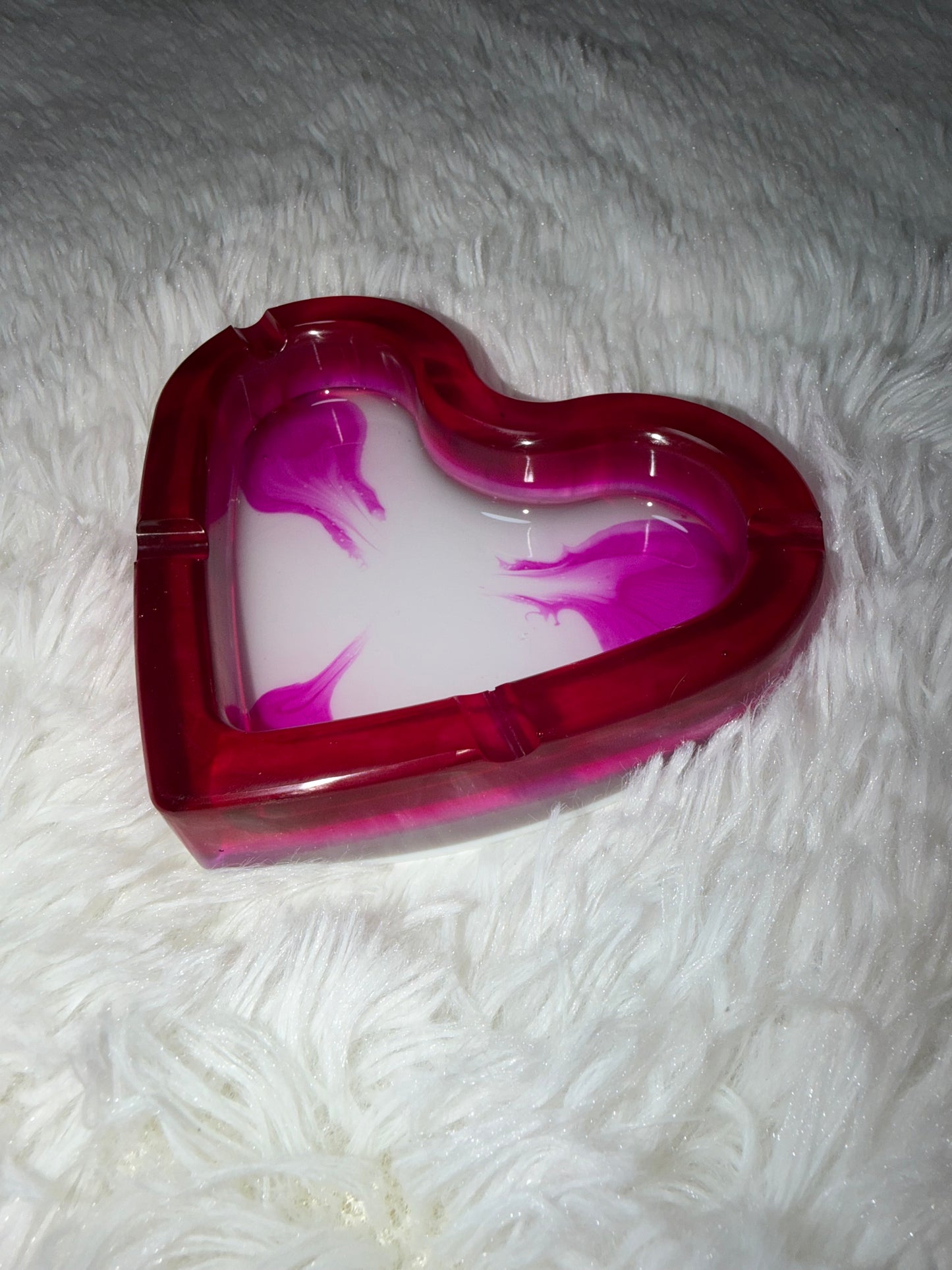 “Pink Swirl” Ashtray