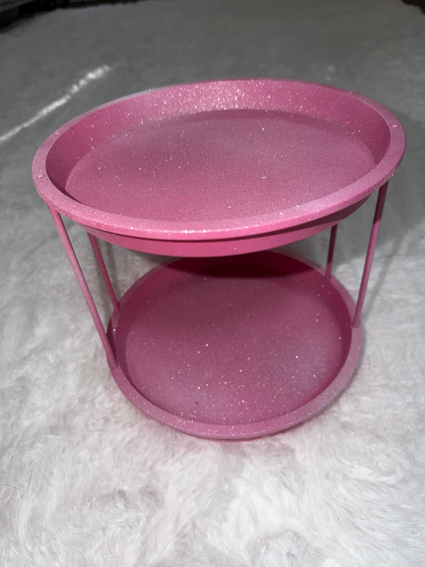 “Pretty in Pink” Spinning Vanity Organizer