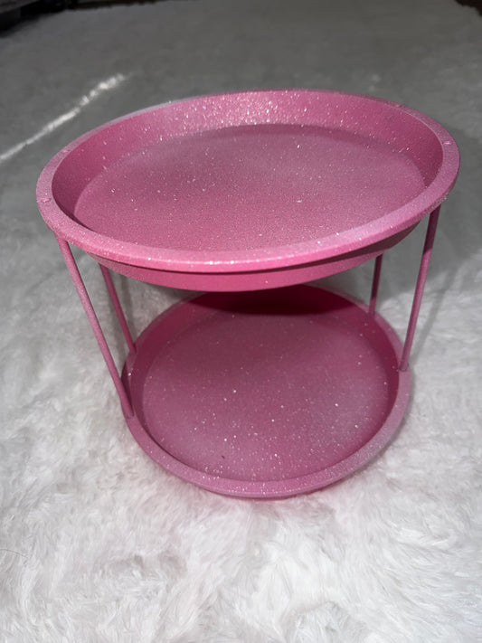 “Pretty in Pink” Spinning Vanity Organizer