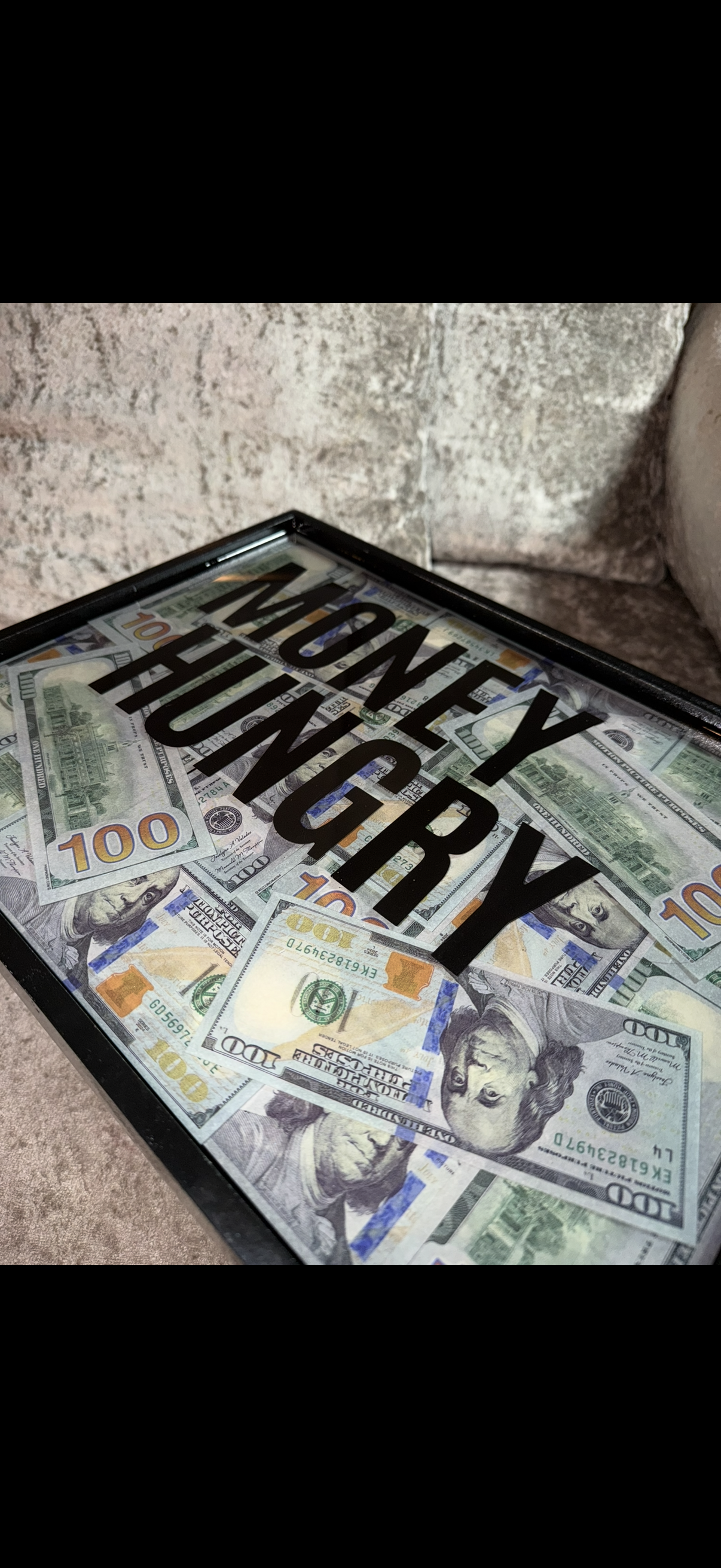 “Money Hungry” Food Tray