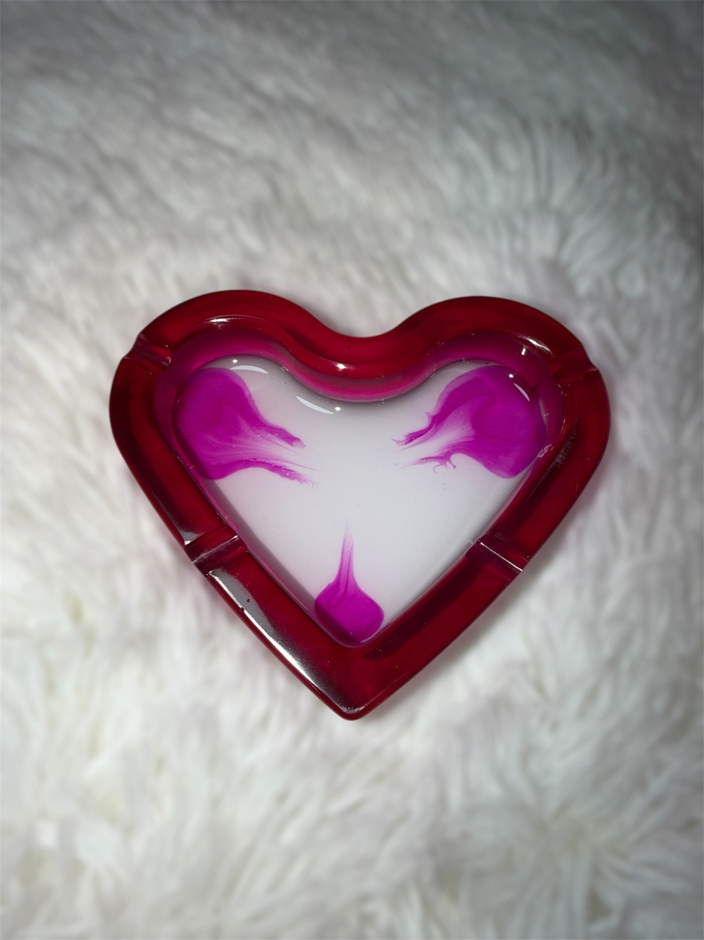 “Pink Swirl” Ashtray