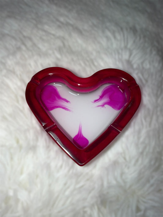 “Pink Swirl” Ashtray