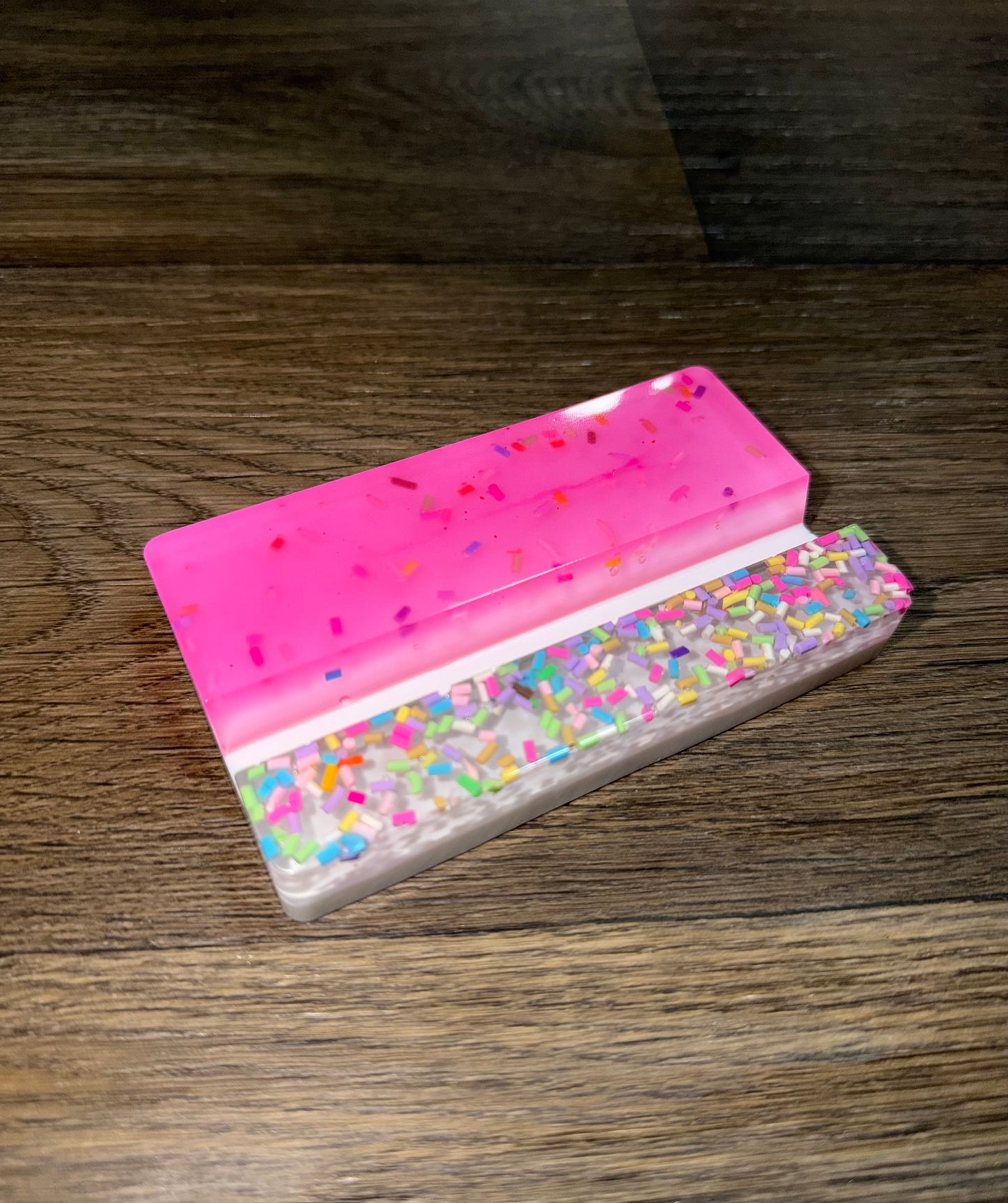 “Pink Sprinkles” Phone Stand