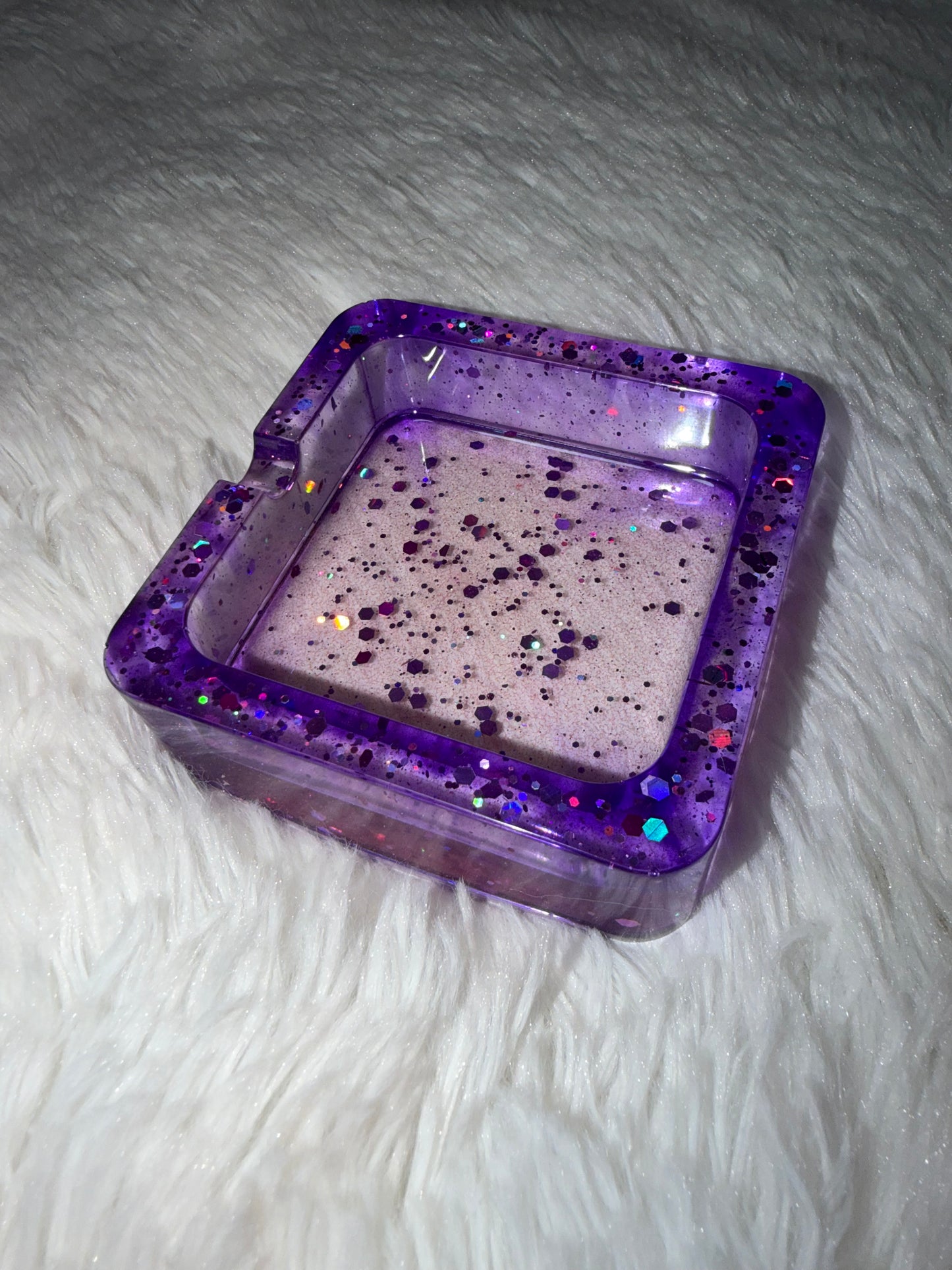 “Purple Sparkle” Ashtray