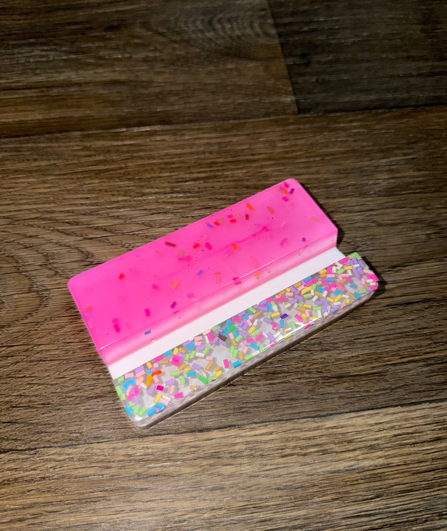 “Pink Sprinkles” Phone Stand