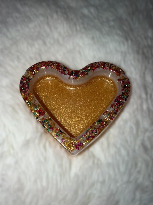 “Golden Heart” Ashtray