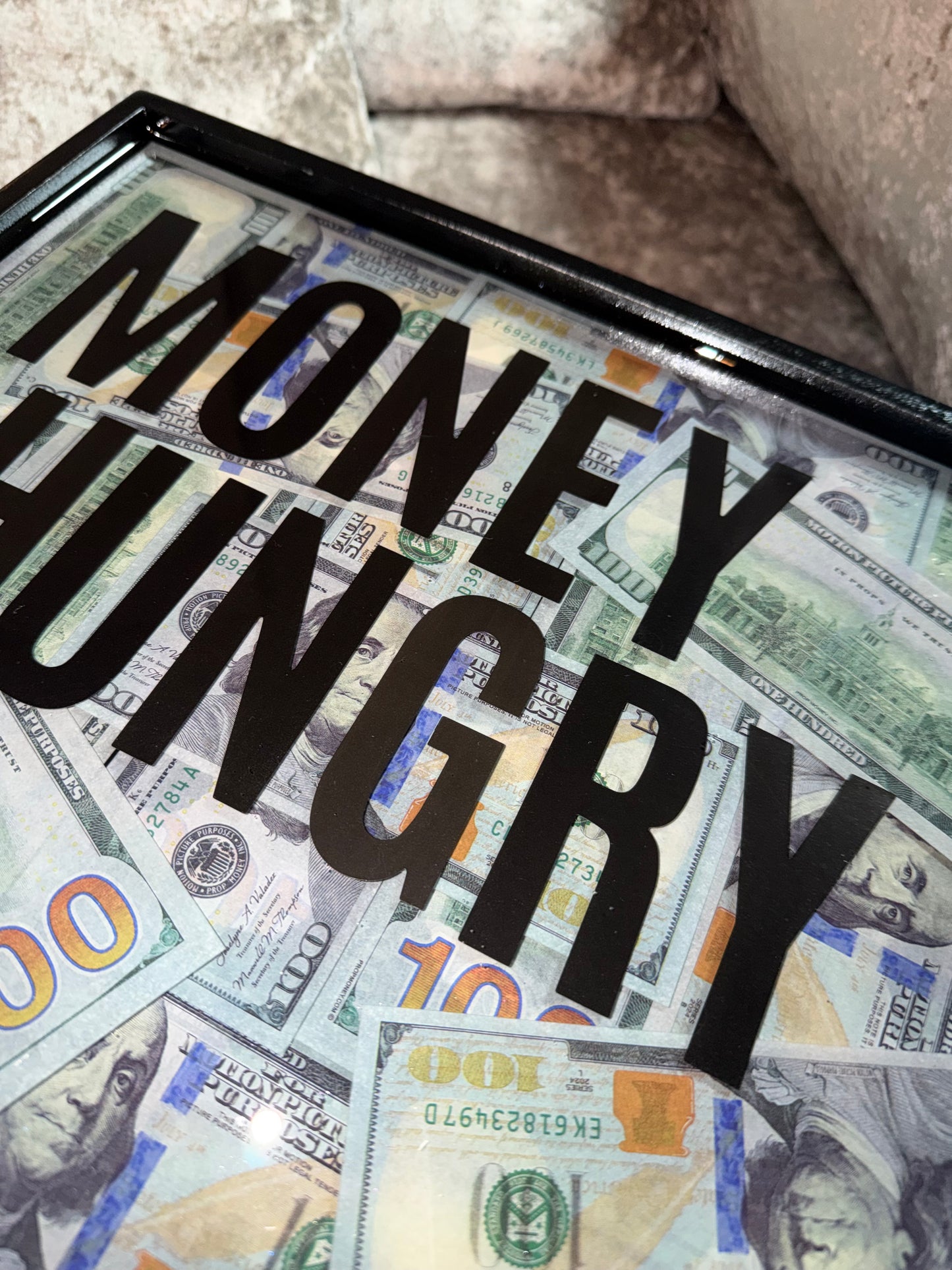“Money Hungry” Food Tray