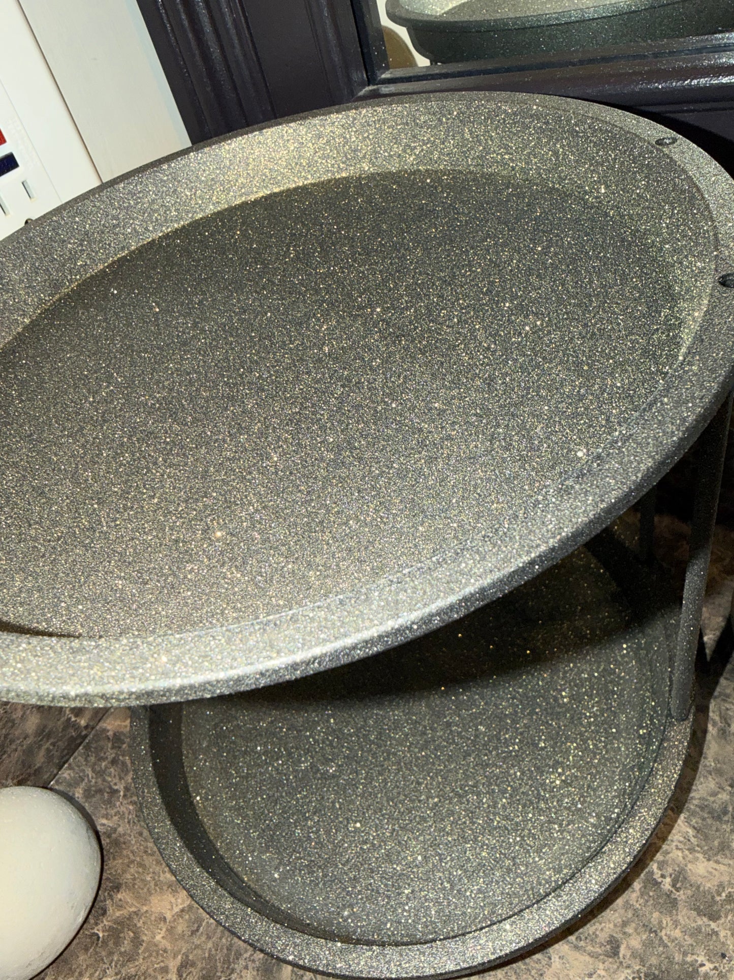 “Metallic” 2-Tier Vanity Organizer