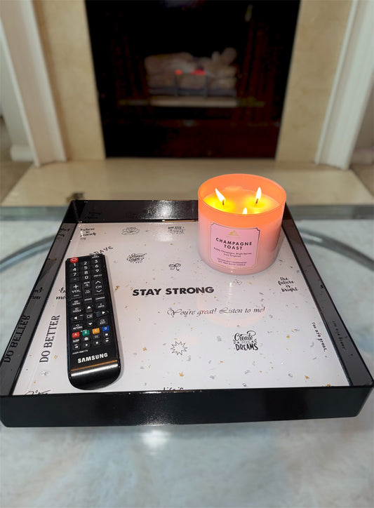 “Positive Vibes” Home Decor Tray