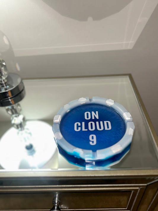 “Blue On Cloud 9” Ashtray