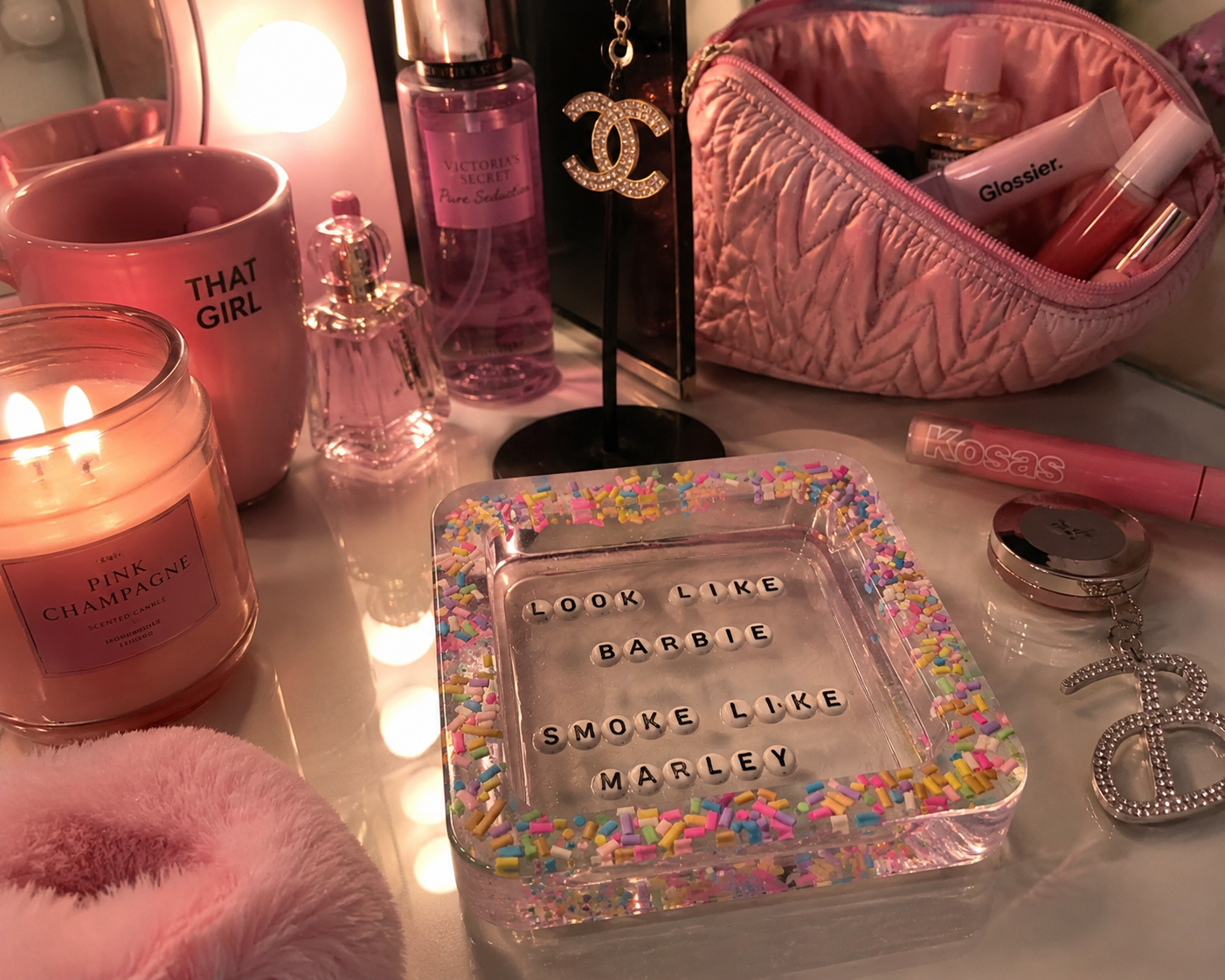 “Barbie x Marley Pink Sprinkle”Ashtray